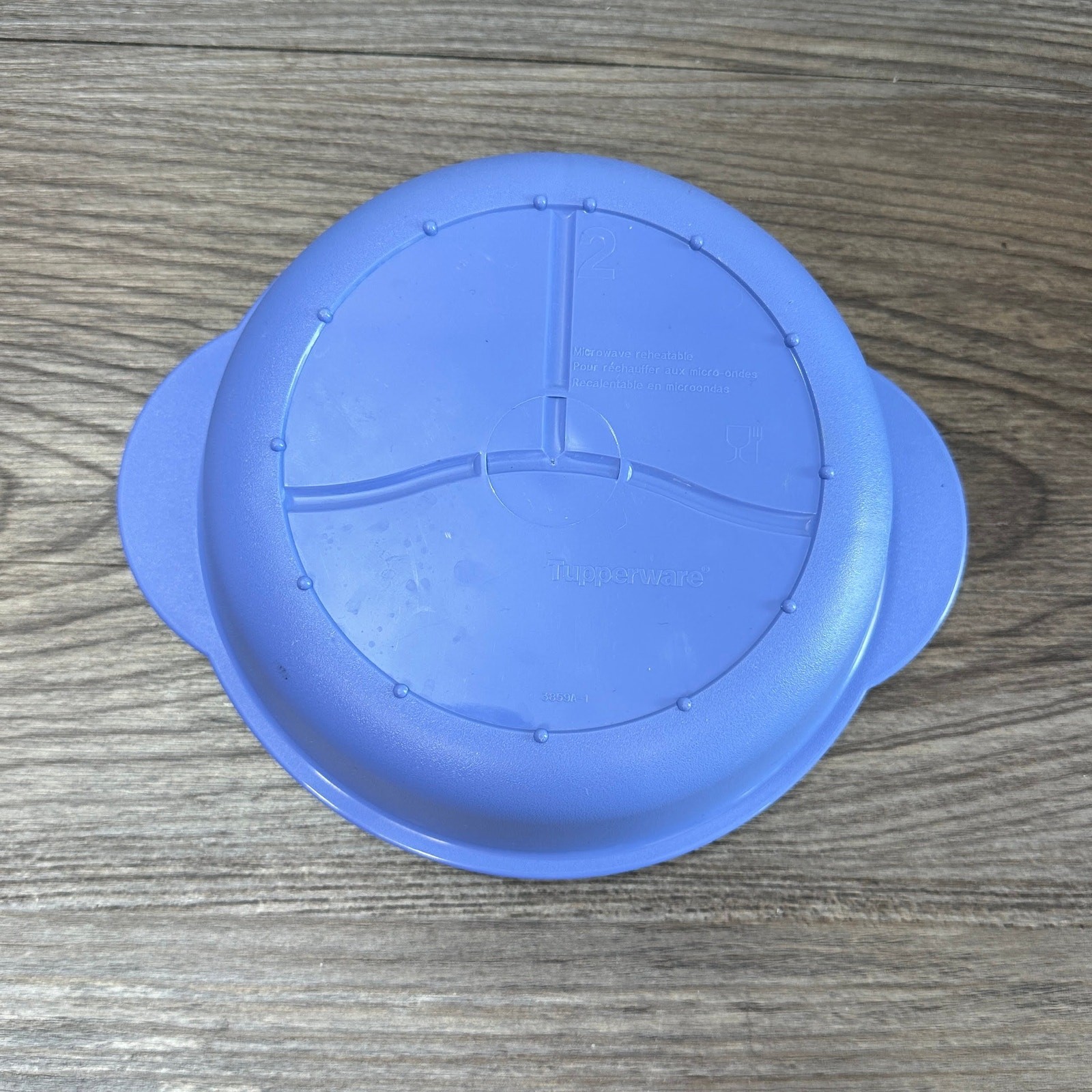 Tupperware Crystal Wave Microwave Divided Dishes Blue Green BPA-Free Easy Clean gallery