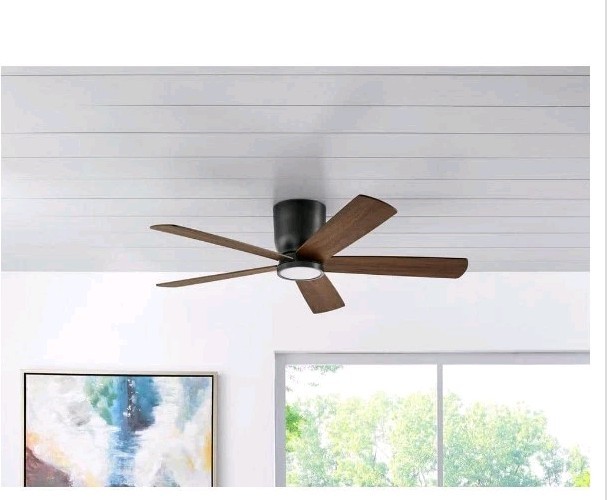 Home Decorators Collections 52 inch Ceiling Fan with LED Light - Brown Free Ship gallery