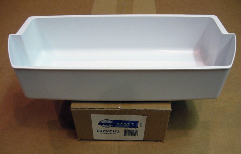 WP2187172 for Whirlpool Refrigerator Door Bin Shelf White AP6006028 PS11739091 gallery