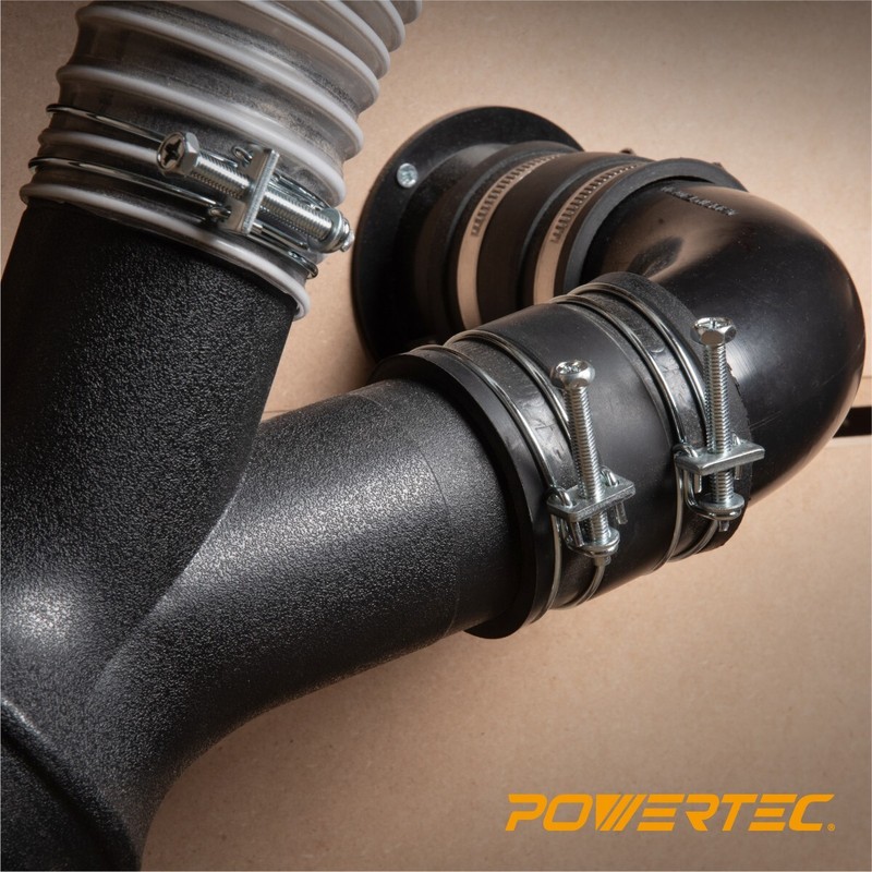 POWERTEC Wire Hose Clamp 2-1/2 Inch for Dust Collection - 5 Pack (70197) gallery