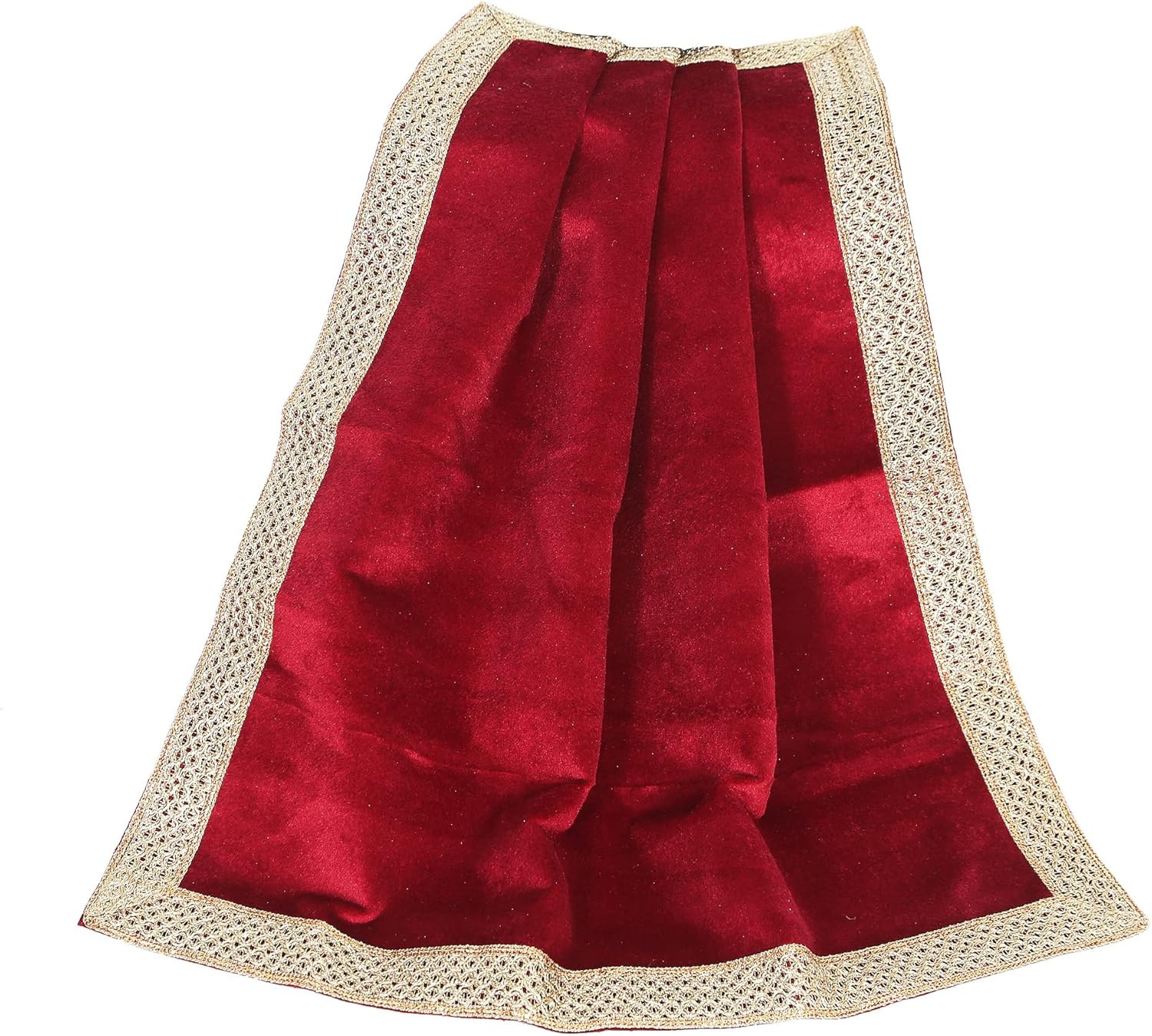 Small Solid Color Velvet Cloth for Multipurpose Use (Red) gallery