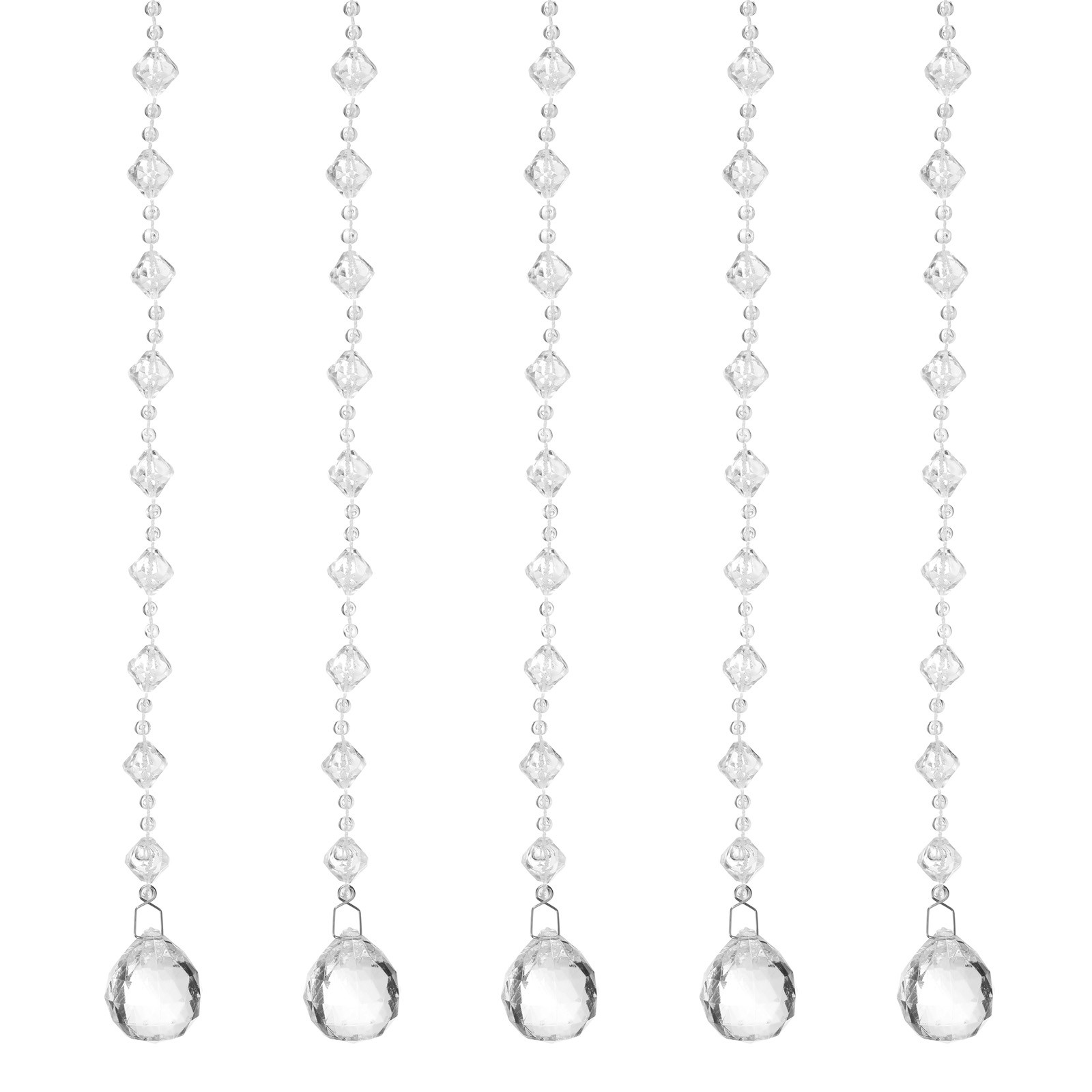10Pcs Acrylic Crystal Garland Strands Bead String Hanging (1m/3.28ft) gallery