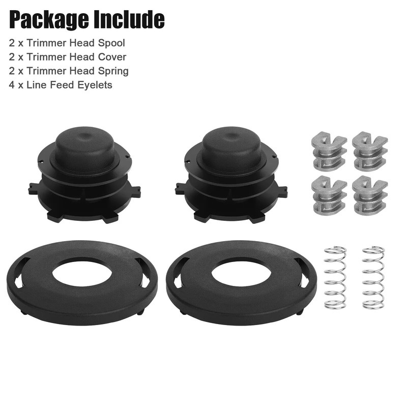 2PCS Trimmer Head Spool Kit For Stihl 25-2 FS 44 55 70 80 83 85 90 RX110/120/130 gallery