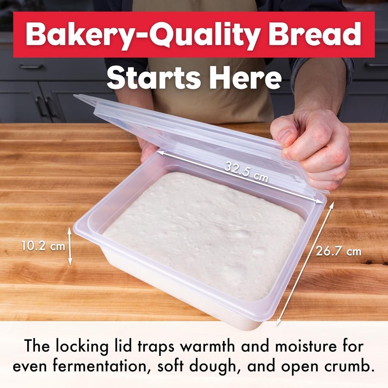 Proofing Container with 6L Capacity Fits Up to 3000 Grams of Dough Dough Rising gallery