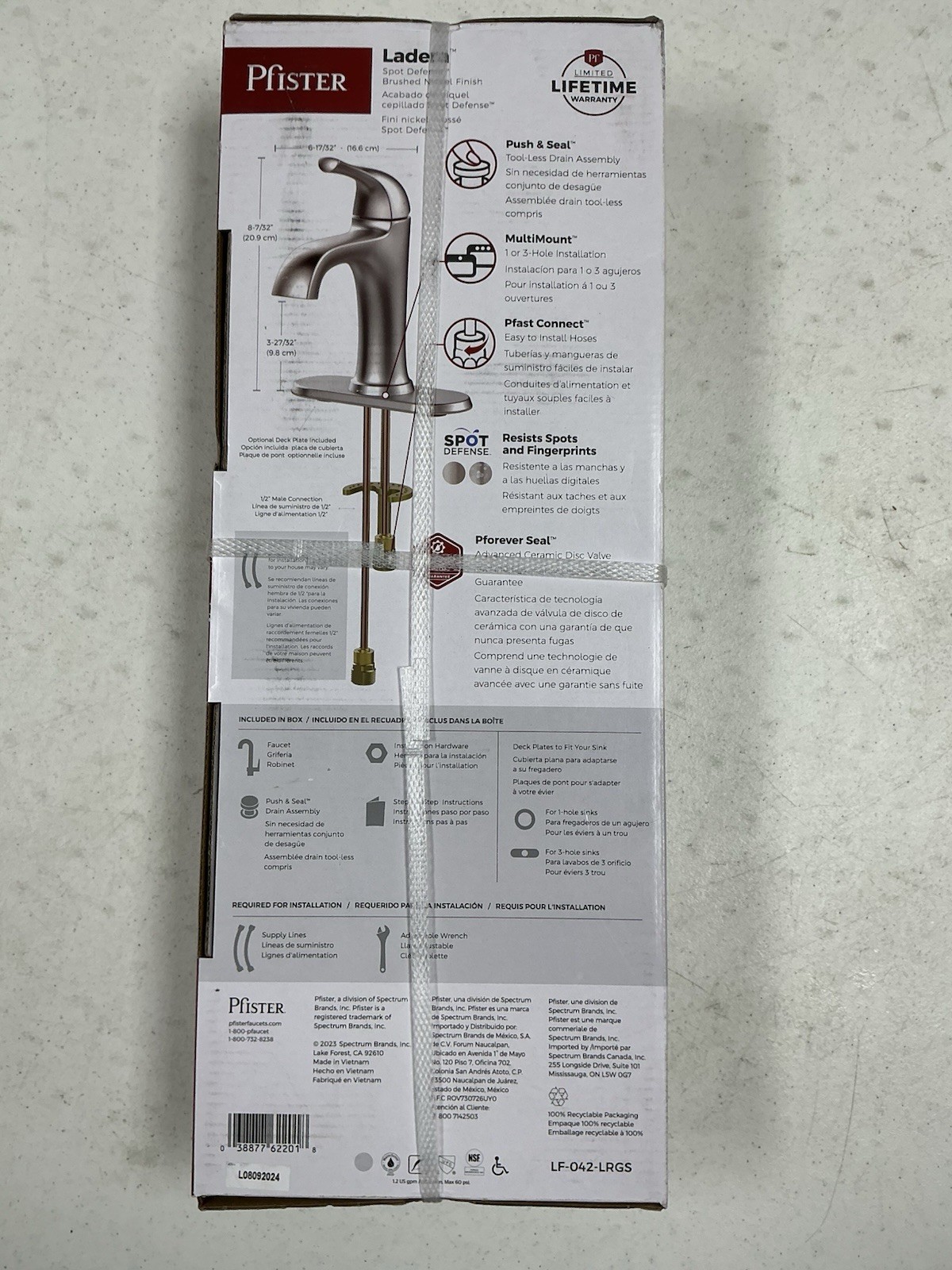 Pfister Ladera Single-Hole Single-Handle Bathroom Faucet Brushed Nickel gallery