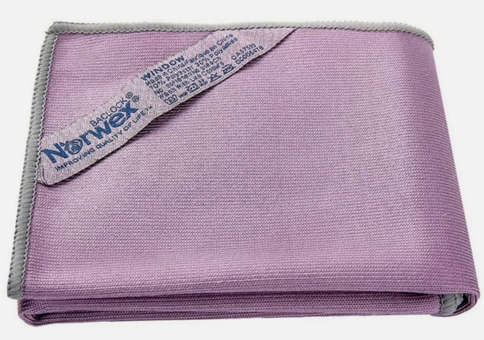 2 Pieces (2 PACK) Norwex Window Cleaning Cloth Purple FAST FREE SHIPPING TODAY gallery