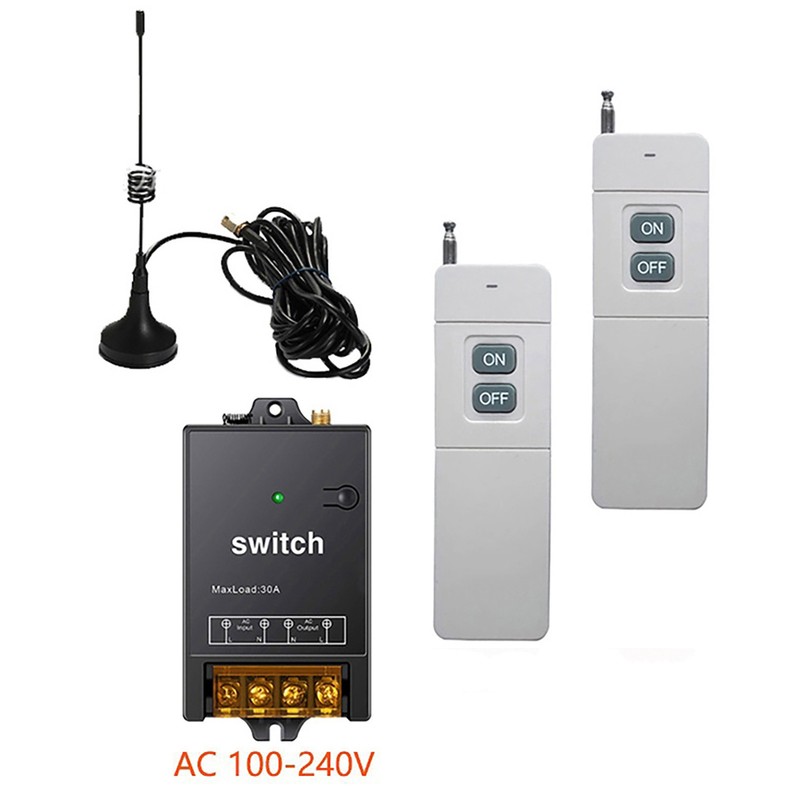 1.5KM Long Range 2CH RF Wireless Remote Control Switch Transmitter+Receiver Kits gallery