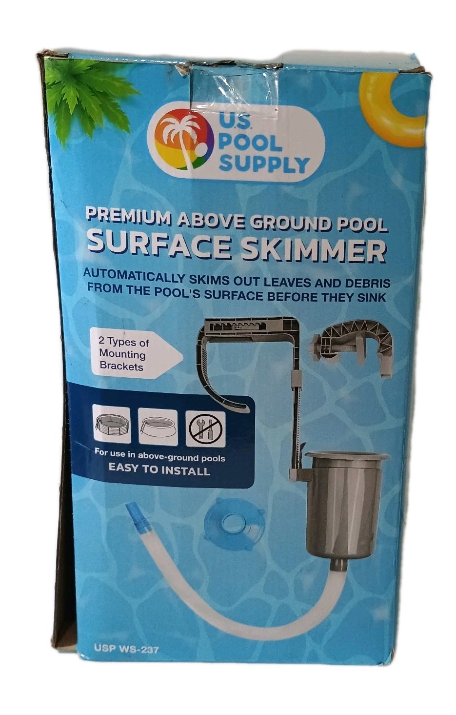 U.S. Pool Supply WS-237 Above Ground Pool Surface Skimmer Wall Mount Cleaner gallery