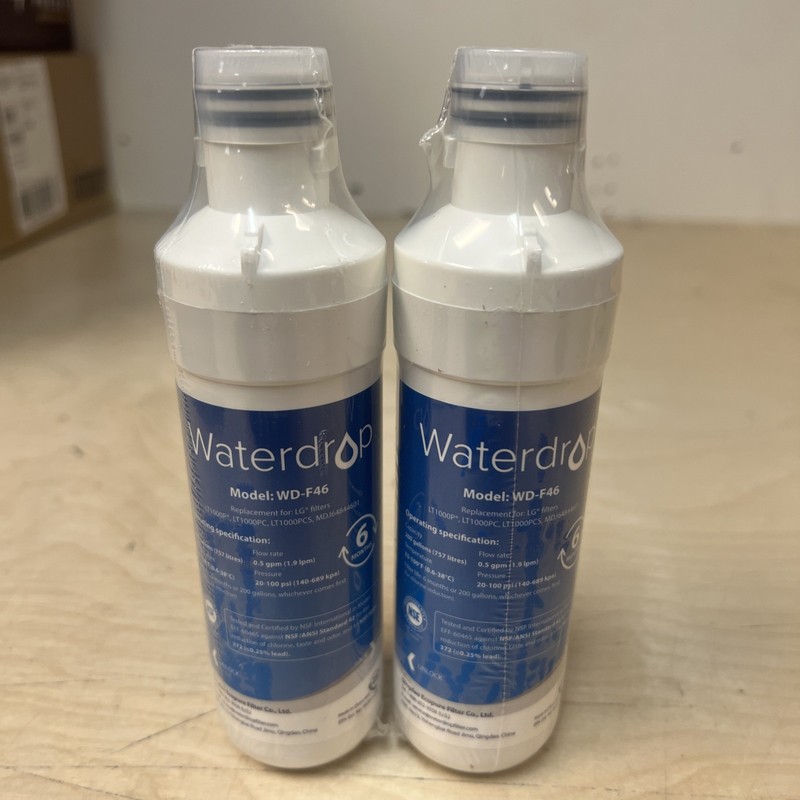 2 Pack Waterdrop Replacement Refrigerator Water Filter WD-F46 gallery