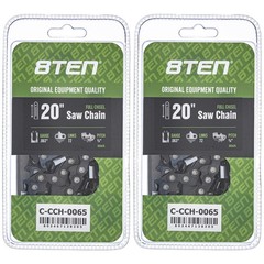 Full Chisel Chainsaw Chain 20 Inch .063 3/8 72DL for Stihl Husqvarna 2 Pack