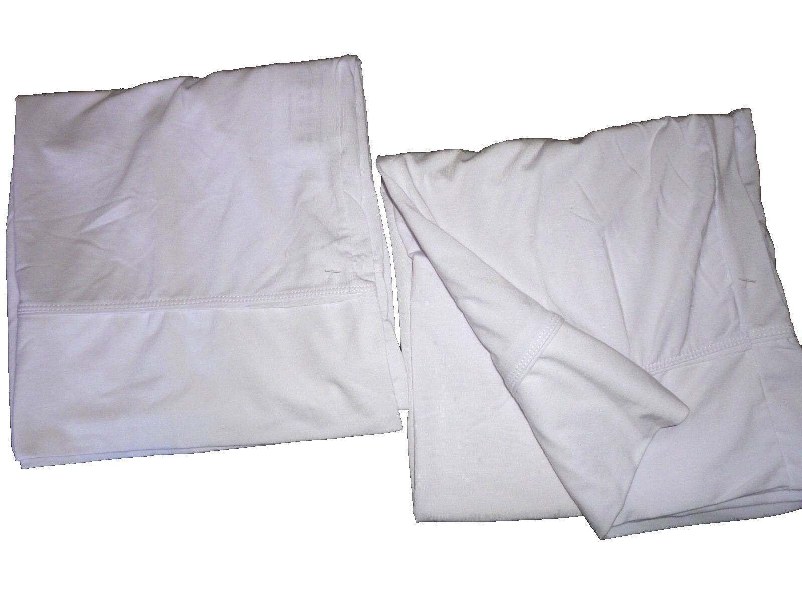 THE PURPLE.COM SHEET WHITE SPANDEX (2) STANDARD PILLOWCASES 21 X 31 gallery
