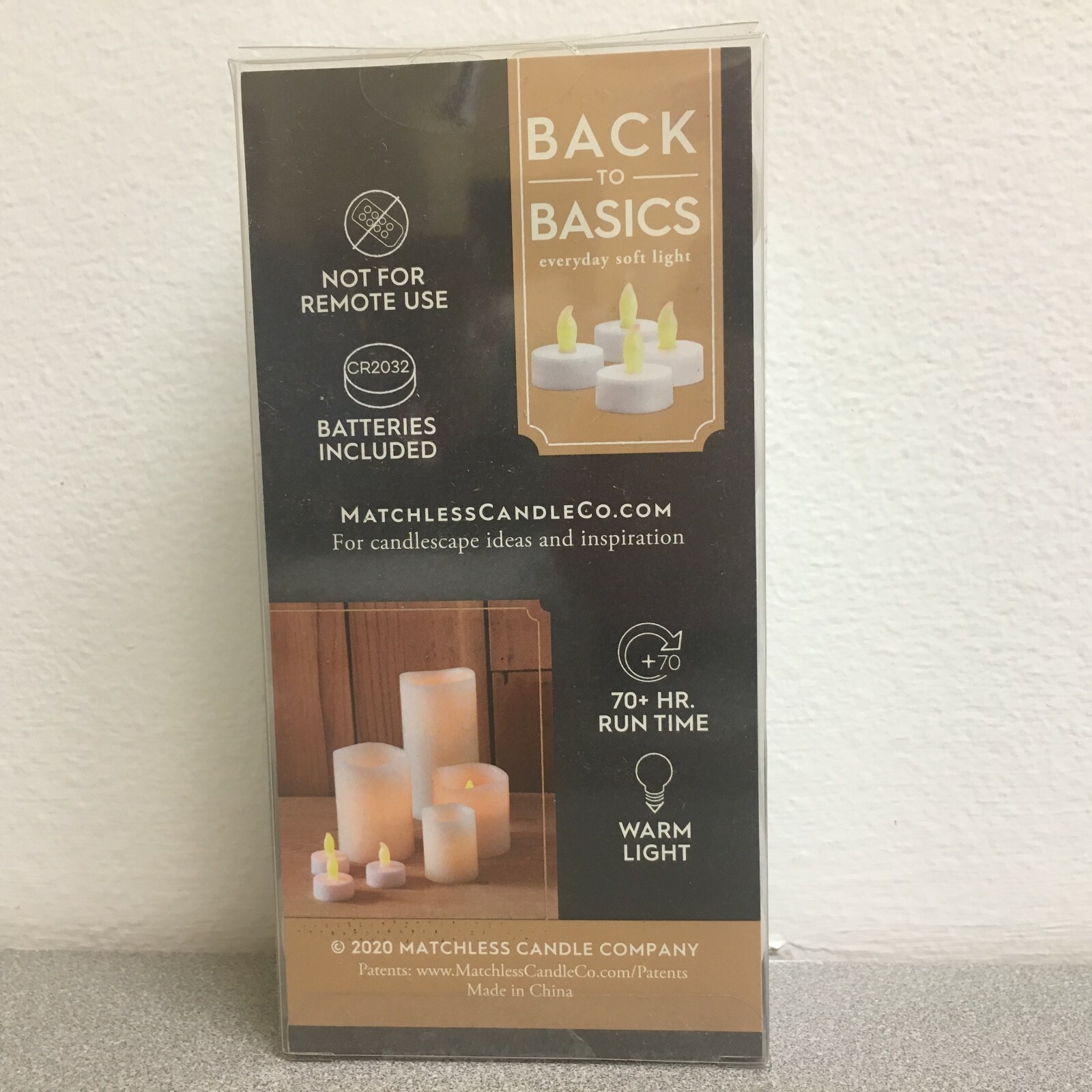 Matchless Ivory No Scent Tealight Flameless Flickering Candle 1.5 8 Pk gallery
