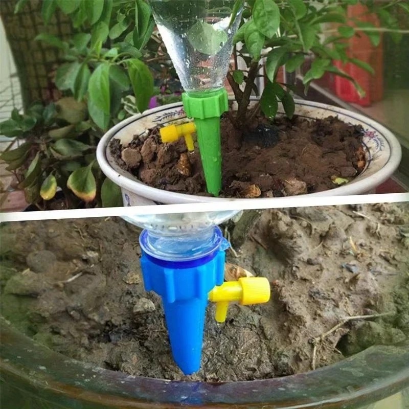 12Pcs Self Watering Spikes Automatic Irrigation Watering Drip System for Plants gallery