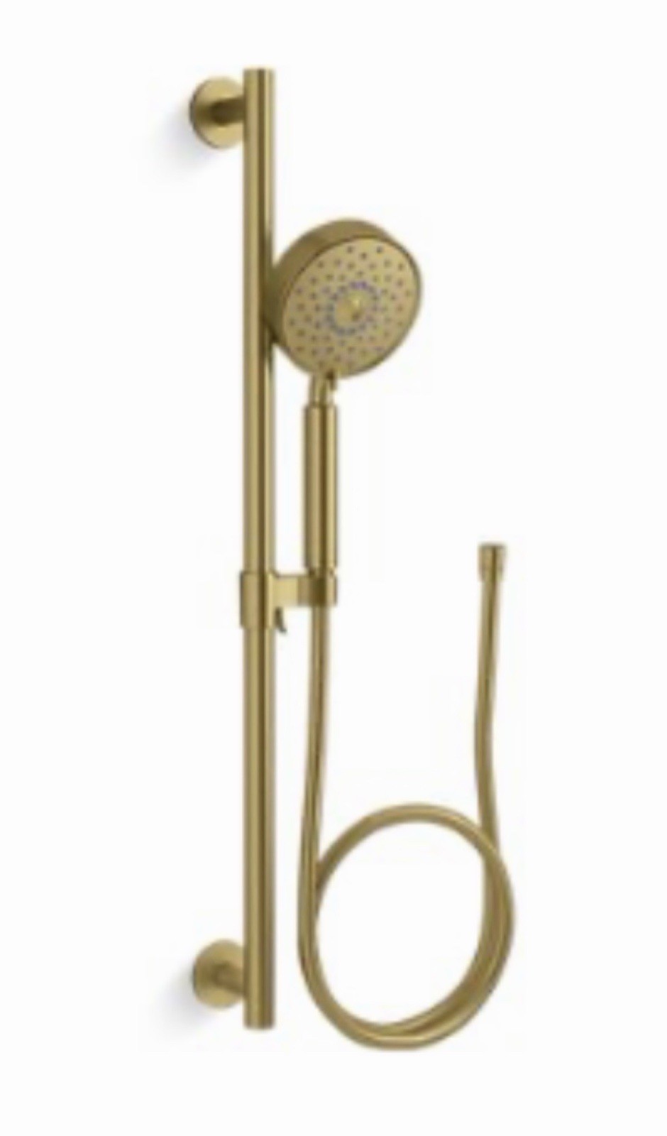Kohler Purist Handheld Multi-Function Shower Head Kit 2.5 GPM Brushed Brass gallery