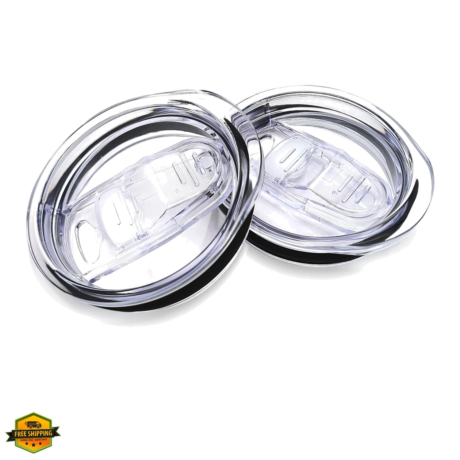 20oz Skinny Tumbler Replacement Lids 2 Pack,Spill Proof Splash Resistant Sili... gallery