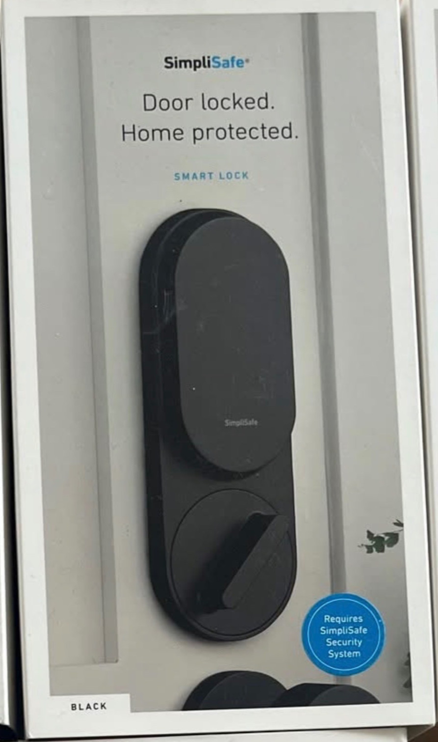 SimpliSafe Smart Lock Door Lock with PIN Keypad Black New in Box gallery