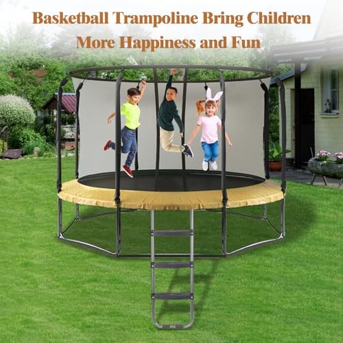 Trampoline Ladder 2/3 Steps, Trampoline Steps with Wide Steps, Skid 3-Step gallery