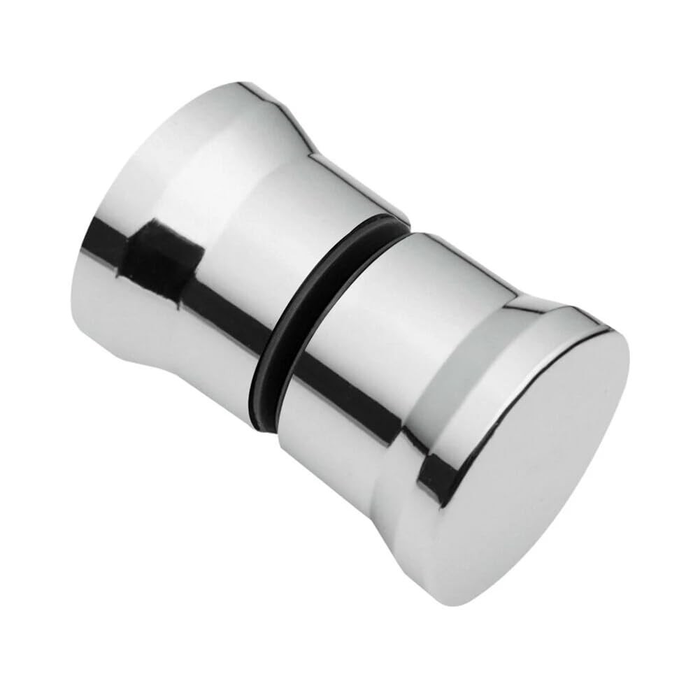 Shower Door knob Handle, 2 Pairs Round Chrome Glass Handle Pull Xt-02ls gallery