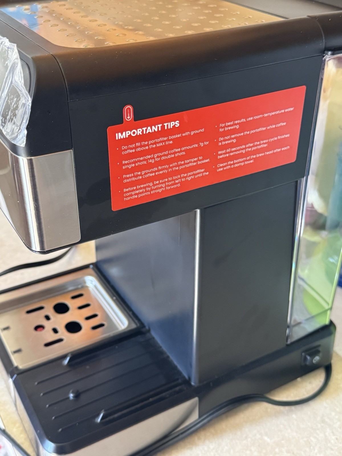 Chefman Espresso Machine with Milk Frother Pre-owned. gallery