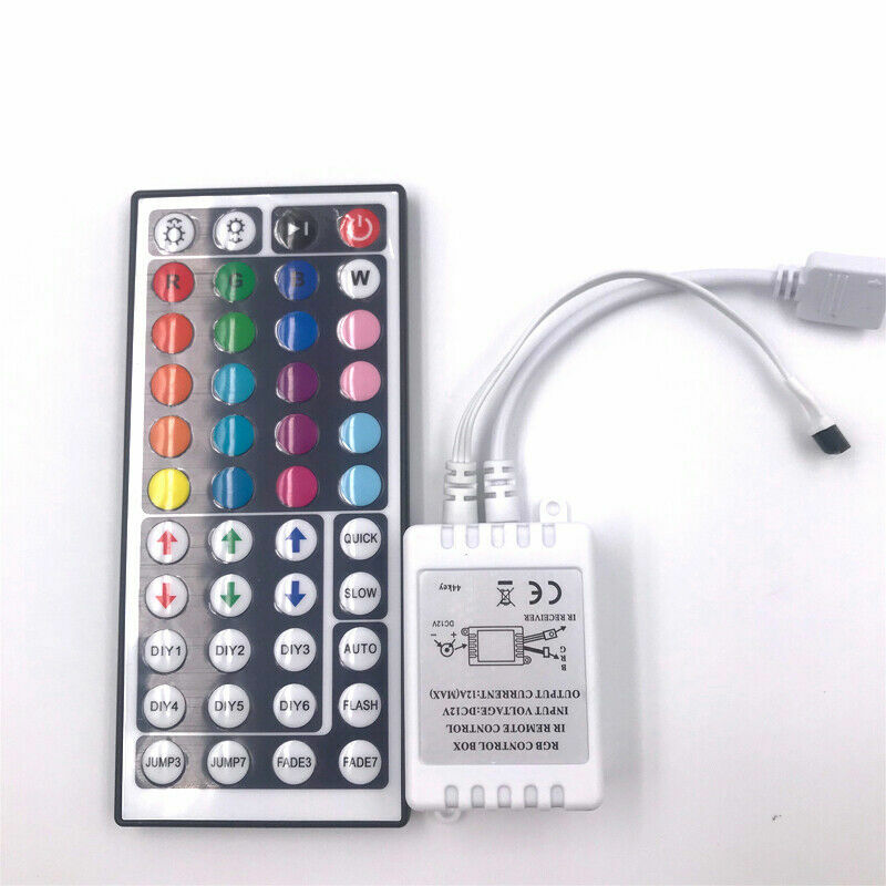 24-44 Key IR Remote Controller AC/DC 12V For 3528 5050 RGB LED Light Strip BL gallery