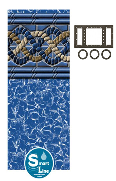 Smartline Rectangular Mystri Beaded 4' Flat Bottom Liner for use w/ Kayak Pools® gallery