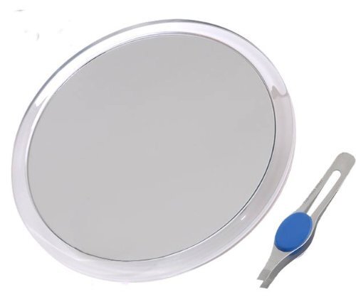 DB-Tech Large 10" Suction Cup 5X Magnifying Mirror with Precision Tweezer gallery