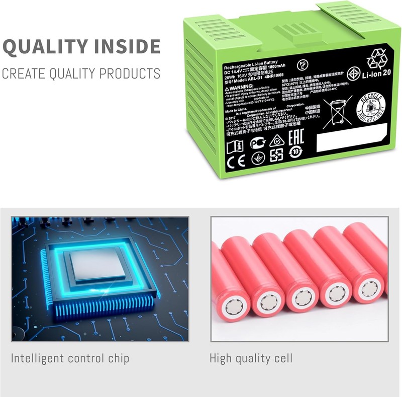 ABL D1 Battery for iRobot Roomba e e5 e6 e5150 e5152 e6198 and i Series i3 3150 gallery
