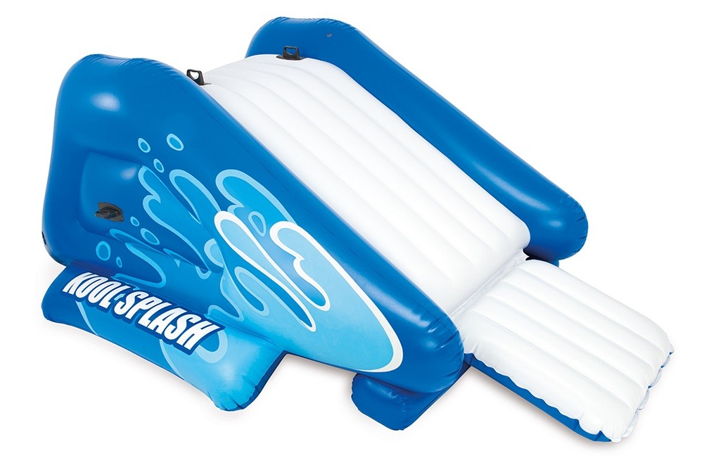USED OPEN BOX Intex Water Slide Inflatable Play Center 131inch X 81inch X 46inch gallery