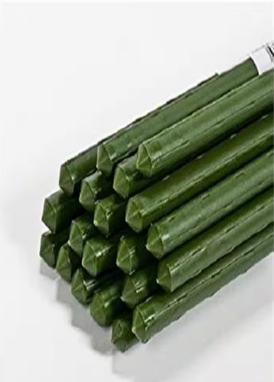 6 ft. Polyethylene Coated Garden Stakes: 10-Pack for Plant Support gallery