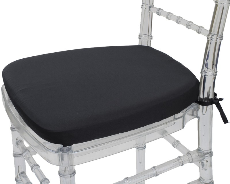 Spandex Chiavari Pad Covers - Stretch Fitted Chiavari Chair Seat Cushion Covers gallery