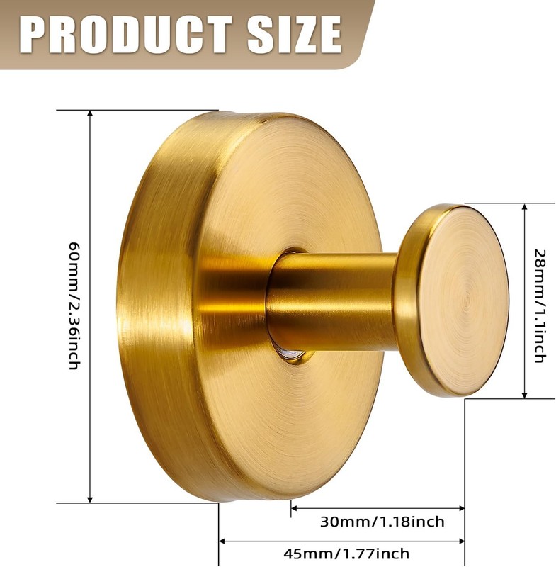 GMOX Removable Suction Hooks No-Drill Rustproof Waterproof Shower Hooks for Wall gallery