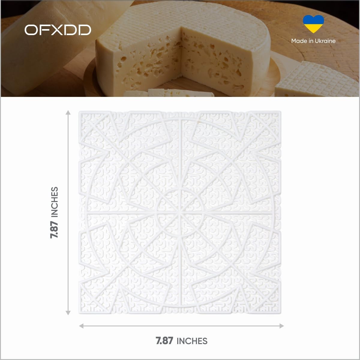 3 PCS Cheese Draining Ripening Mat Plastic Mesh 7.87x7.87 Inch Drying Net gallery