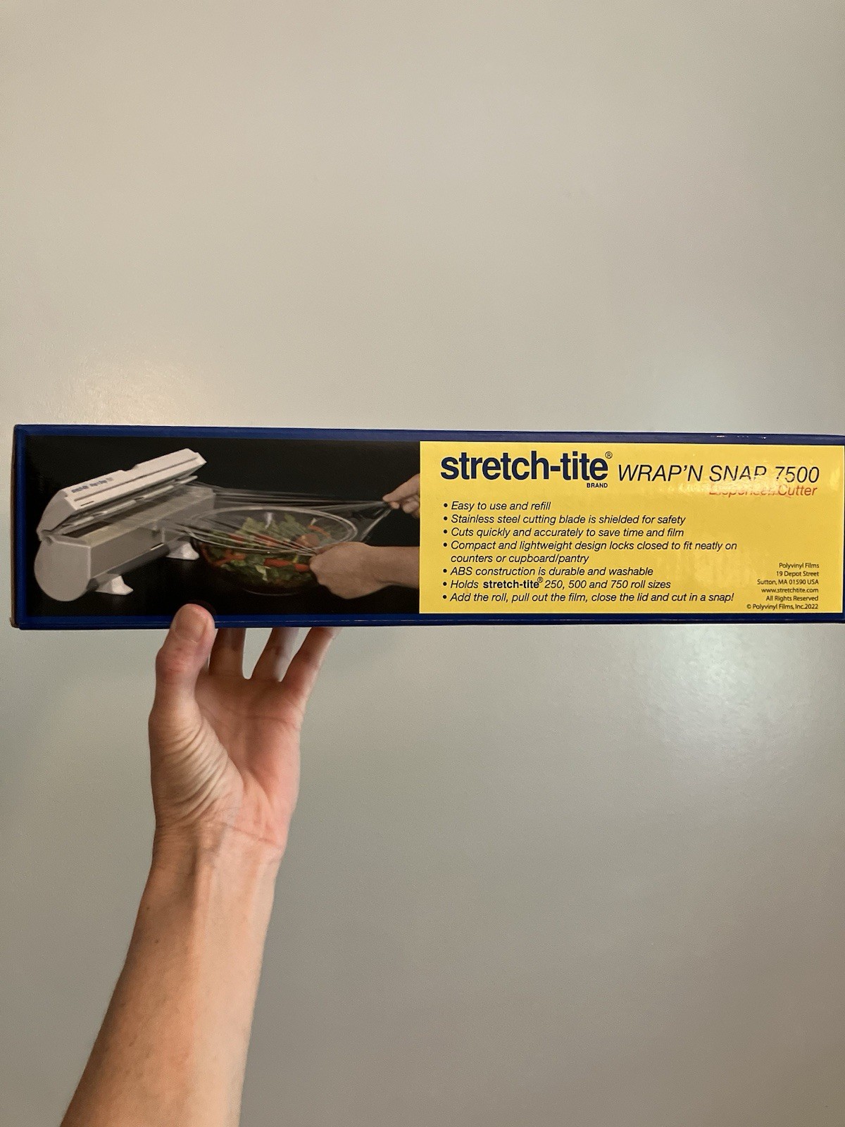 Stretch-Tite Wrap'N Snap 7500 Dispenser/Cutter Plastic Food Wrap New in Box gallery