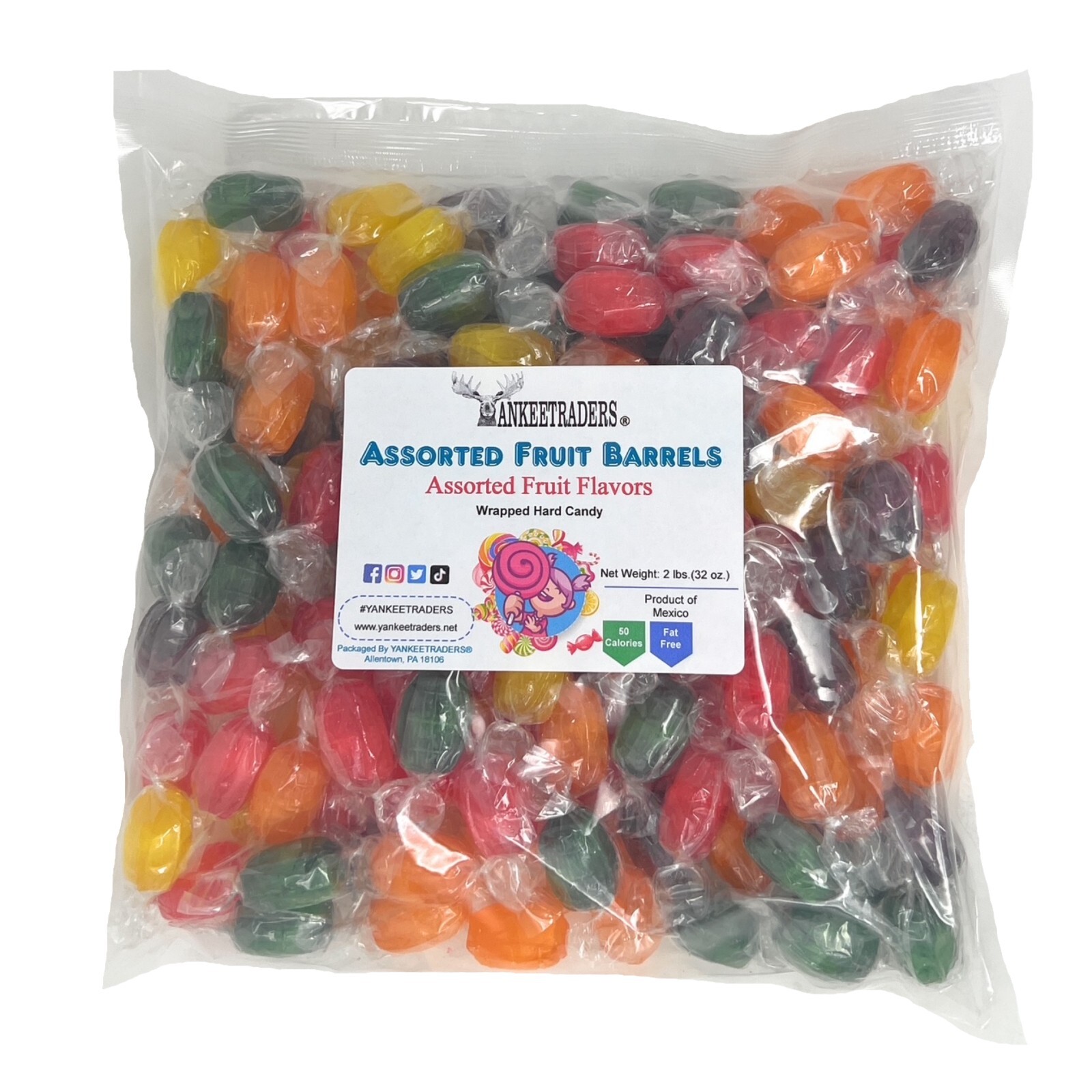YANKEETRADERS® Assorted Fruit Flavored Barrels (2 lbs. or 4 lbs.) gallery