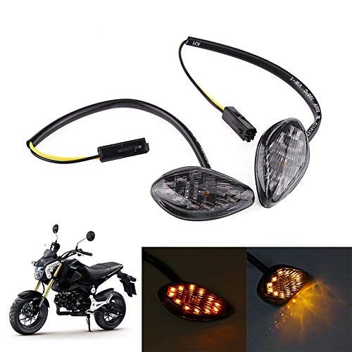 Motorcycle Turn Signal Lights, Easy Installation Eye Shaped Flush Mount Front gallery