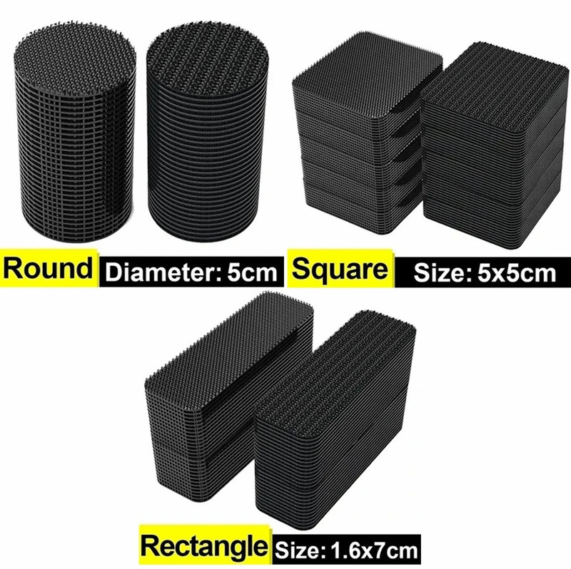 10 Pairs Double-Faced Carpet Fixing Stickers Anti-Skid Floor Grip Pads gallery