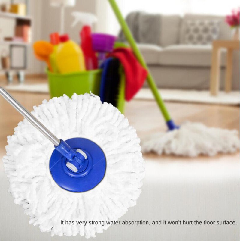 2-6 Pack Replacement Microfiber Mop Head Refill For Spin Mop 360° Easy Cleaning gallery