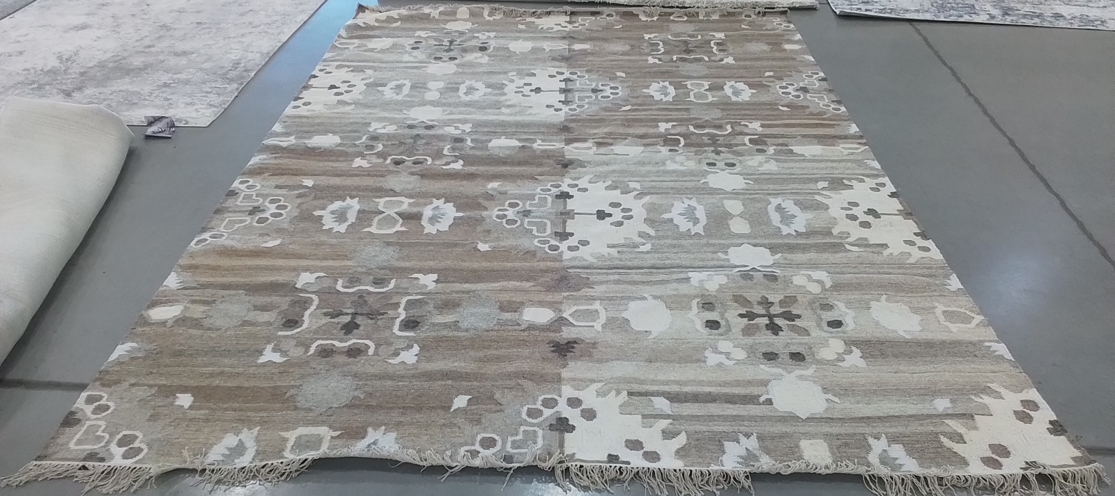 GREY / MULTI 9'-0" x 12'-0" Back Stain Rug, Reduced Price 1172782034 NKM318A-9 gallery