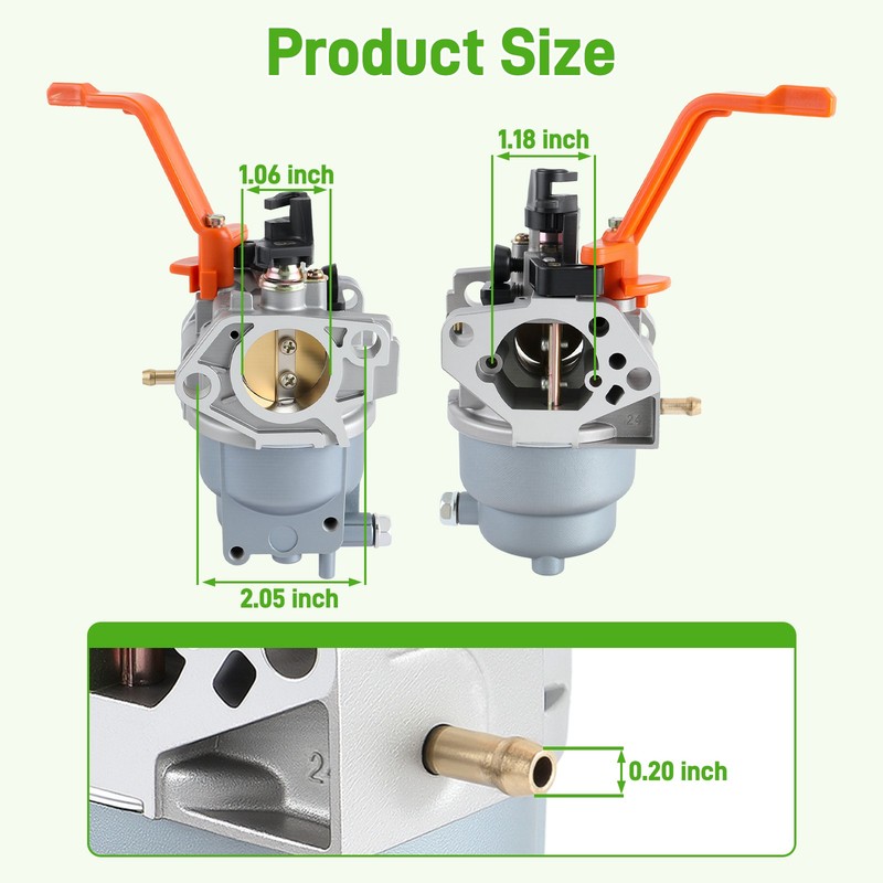 Ruixing OEM Carburetor for Generac 389CC GP5500 GP6500 0J58620157, 0G8442A112 gallery