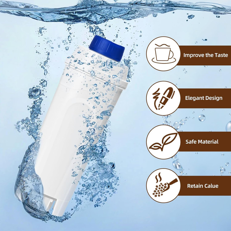 Coffee Machine Water Filter Compatible with Delonghi Filter DLSC002,ECAM, ESAM, gallery