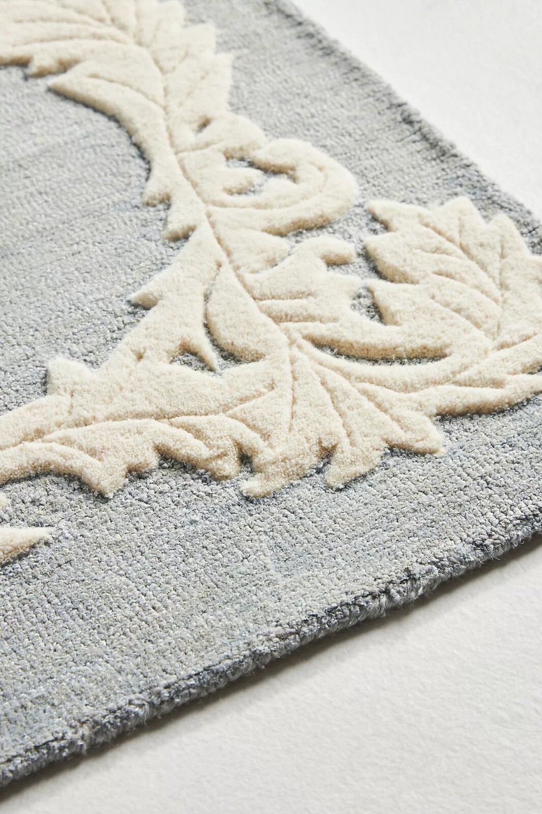 Alissa - Grey, Hand-Tufted 100% Wool Soft Area Rug Carpet, 5x8, 6x9, 8x10, 9x12 gallery