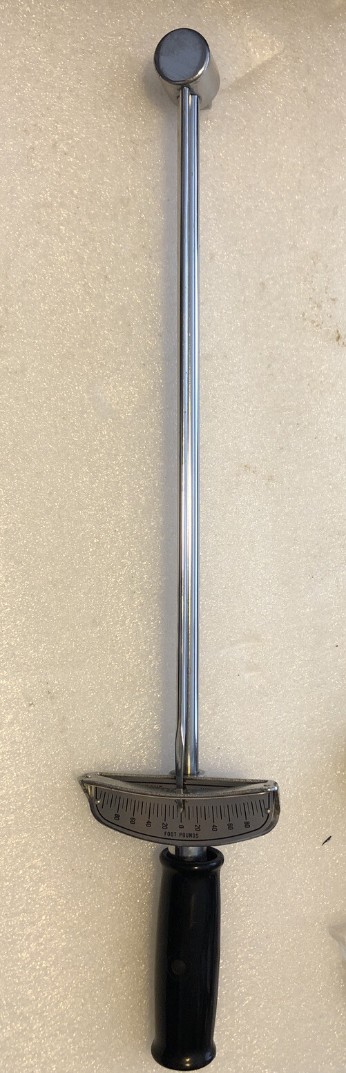 Vintage Craftsman Torque Wrench 1960’s 4448 0-105 ft lbs 1/2" Drive USA gallery