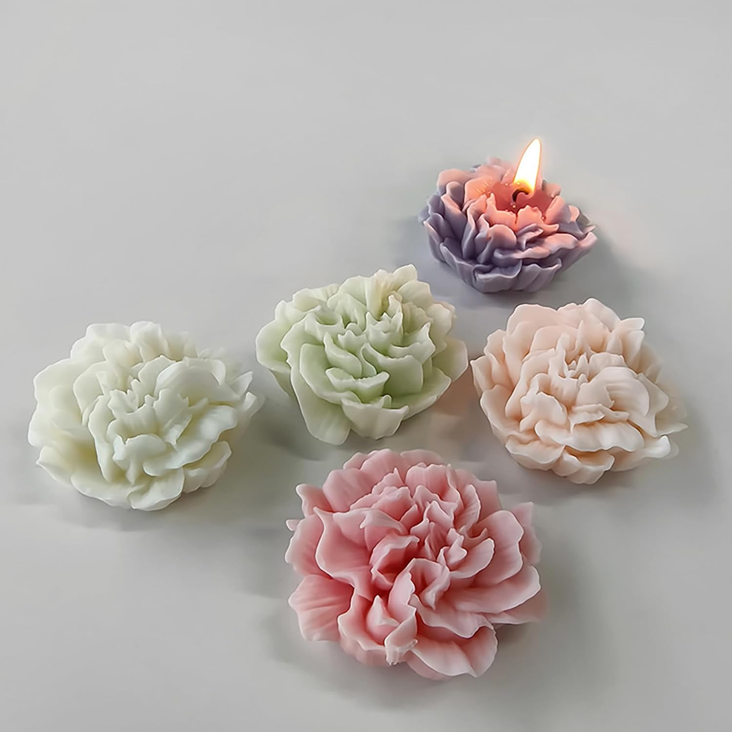 Flower Mold - Succulent Flower - Silicone Resin Casting Molds for Candle & Resin gallery