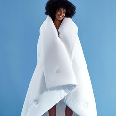 Marshmallow Cloud Comforter King, Ultra Fluffy Double-Stuffed Down Alternative D