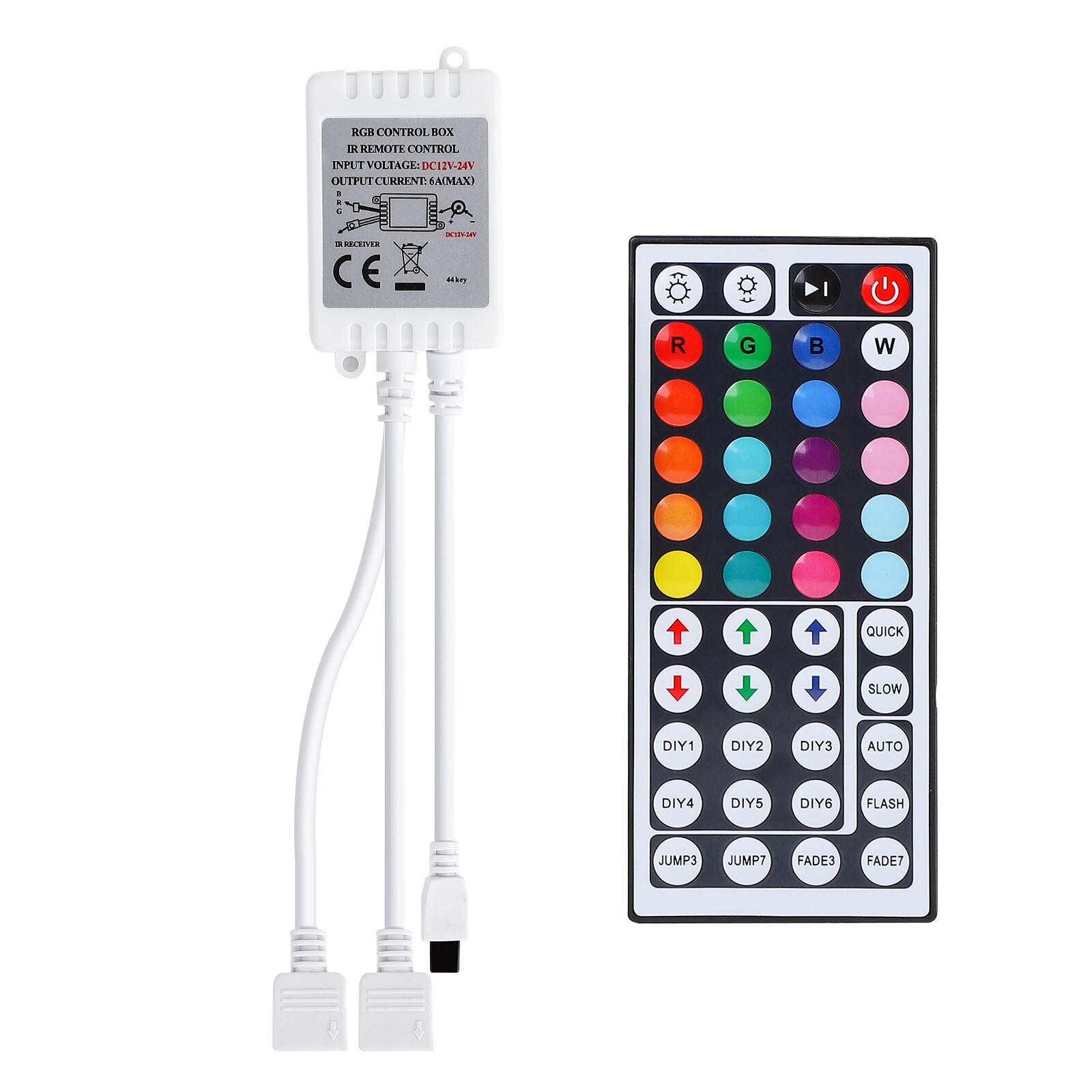 4 Pin RGB Remote Controller DIY Dimmer for 5050/3528 LED Strip Light 44 Keys gallery