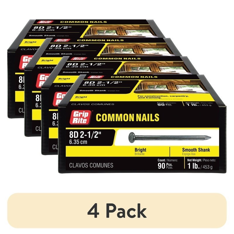 Common Nails 90 Pack Steel Framing Nails Construction Carpentry Easy Use gallery