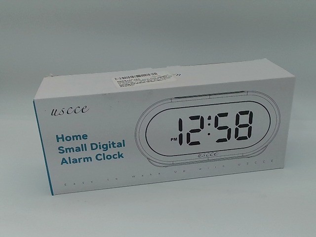 Uscce Small Digital Alarm Clock With USB Port For Charging, 0-100% Adjustable gallery