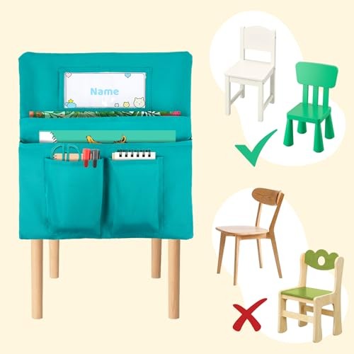 Toriexon 24 Pack Chair Pockets for Classrooms, 13 x 14 inch Seat Sacks for Class gallery