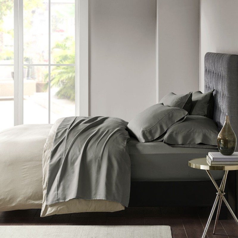 Madison Park 800 Thread Count Cotton Blend Sateen Deep Pocket Bed Sheet Set gallery