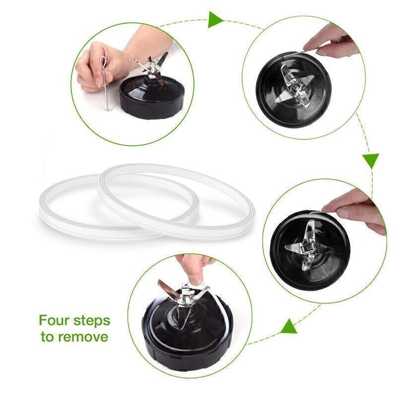 7 Fin Replacement Extractor Blade Spare Part For Nutri Ninja Blender 1000W 1500W gallery